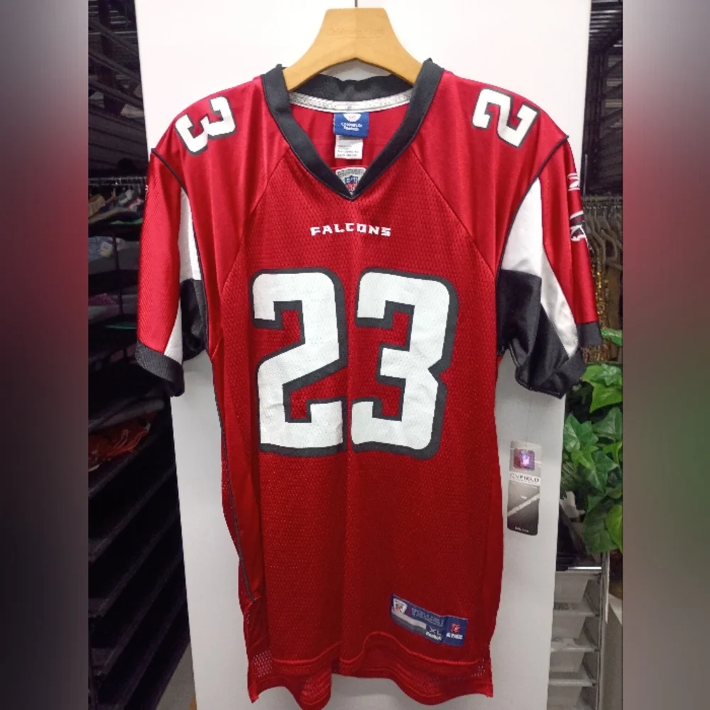 Atlanta Falcons Red and Black Men's Jersey
